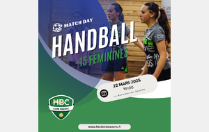Match Championnat -15 Féminines